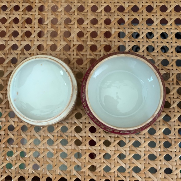 Limoges France Hand Painted Trinket Jewelry Box Cherubs - Picture 5 of 7